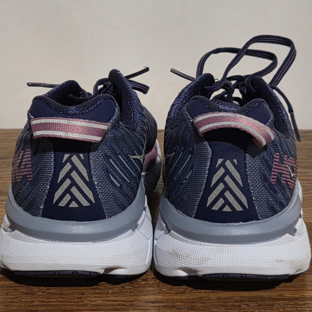Hoka Women's Blue and Pink Athletic Shoes - Picture 2 of 6